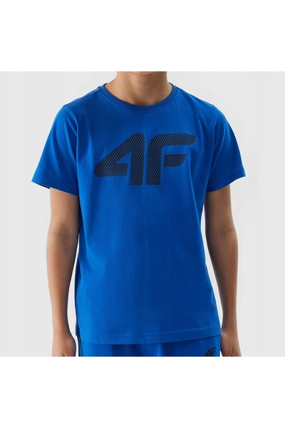 NO BRAND Tricou de bumbac pentru băieți 4F M1115 Ss24 152