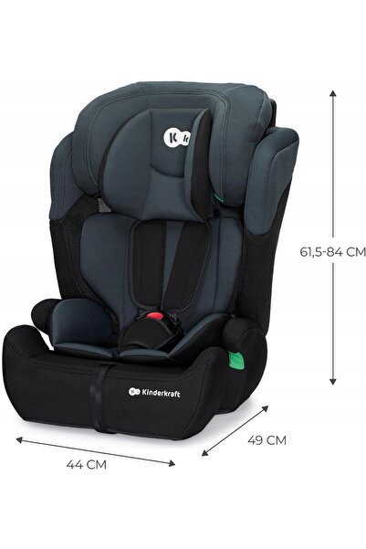 NO BRAND Scaun auto pentru copii 9-36 kg i-size cu tetieră reglabilă