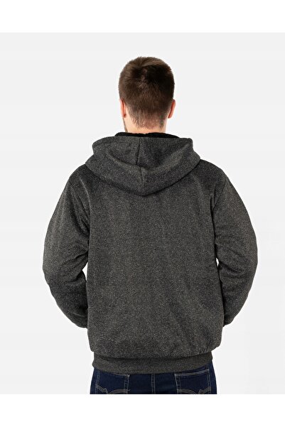 NO BRAND Hanorac călduros pentru bărbați, din fleece, 74315-3 XXL