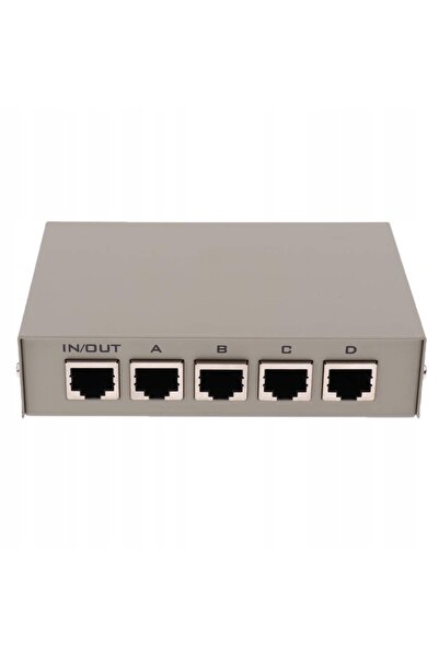 NO BRAND Switch Ethernet manual cu 4 porturi, Hub A B