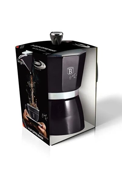 NO BRAND Cafetieră 150ml 3 căni Inducție Gaz Gri