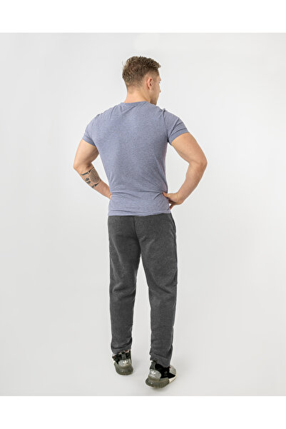 NO BRAND Pantaloni de trening largi și călduroși pentru bărbați, căptușiți cu...