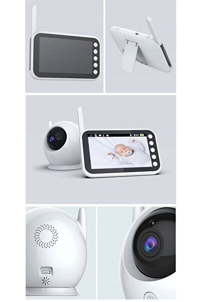 NO BRAND Monitor electronic pentru bebeluși cu cameră live, ecran LCD și vede...
