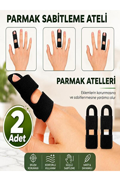 Ankaflex 2 Lİ Tüm Parmak Ateli/Destekleyici, Çekiç Parmak Eklemi Sabitleme Kı...