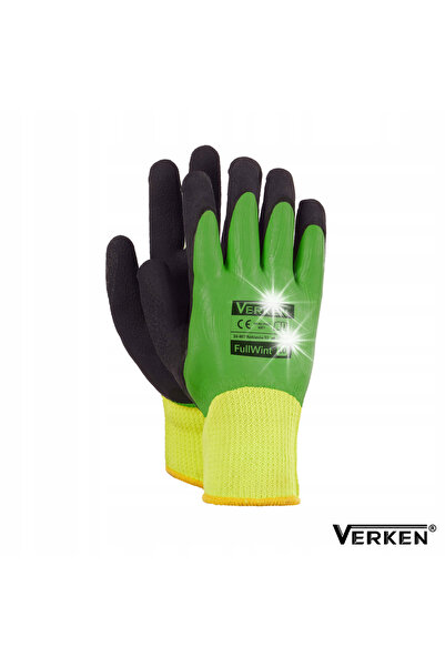NO BRAND Mănuși de lucru călduroase cu strat dublu de latex Verken Fullwint R10