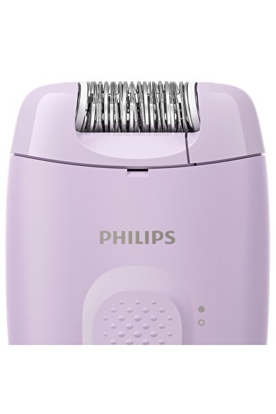 Philips Depilator pentru picioare cu plasă + cap de ras mov BRE237/00