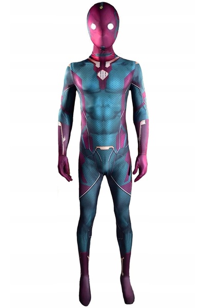 NO BRAND Costum de Supererou Android Vision pentru Petrecere de Carnaval 158 ...