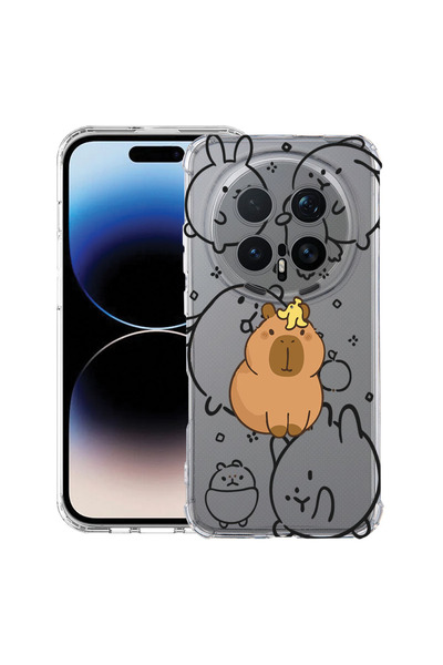 bestcase ®   Αντικραδασμική Θήκη Husa για Honor Magic 8 Pro, Καρτούν Καβάι Κα...