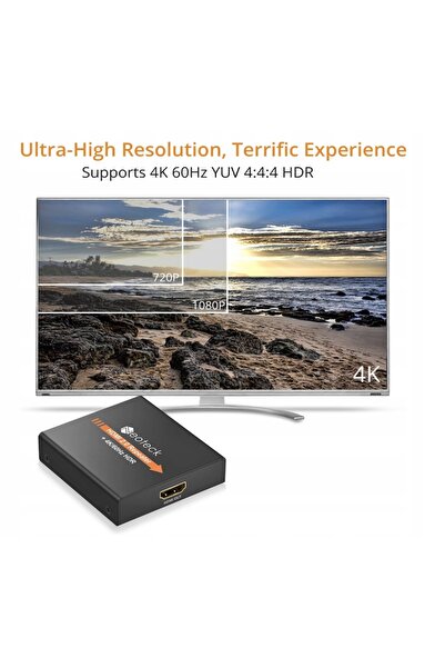 NO BRAND Amplificator HDMI 2.0 Neoteck 60m 4K / 2K 2160p 60Hz HDR PC Xbox PS ...