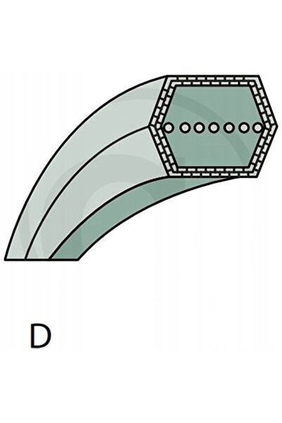 NO BRAND Aa114 mtd 75404137 curea trapezoidală dublă