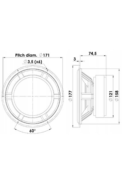 NO BRAND Difuzor Scan Speak Classic 18W/8545-01
