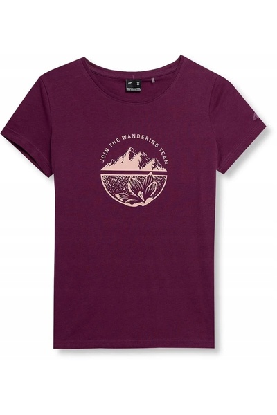 NO BRAND Tricou de damă din bumbac F348 L23 XS Roz