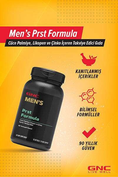 GNC Men Prst Formula 60 Yumuşak Kapsül