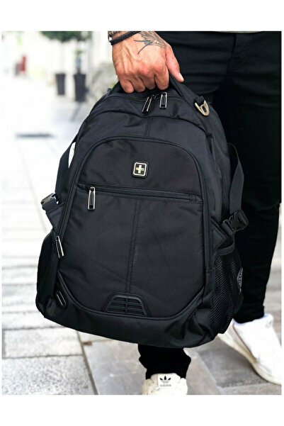Ath Suissewin Backpack Αδιάβροχο 26lt Μαύρο Athens Shop Τσάντα