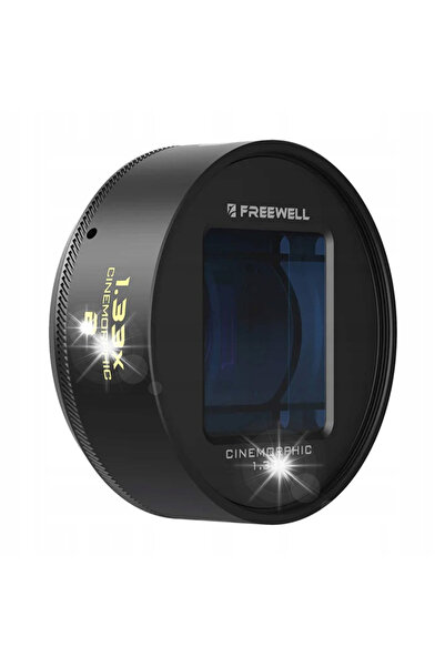 Freewell Obiectiv anamorfic 1.33X cu montură de 17mm pentru smartphone