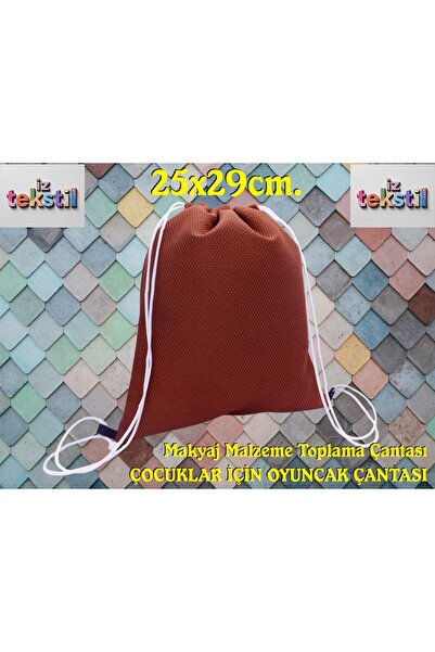 İZ WORTH WEARİNG İZ TEKSTİL Büzgülü Çanta İçi Düzenleyici 25x29cm. Makyaj Çan...