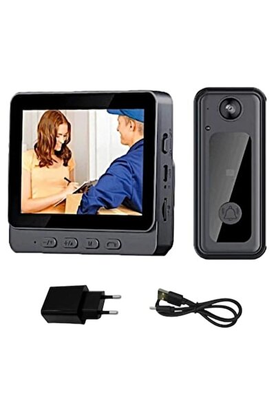 UNİBOX Sonerie video inteligentă, Bluetooth, Viziune nocturnă, Interfon HD de...