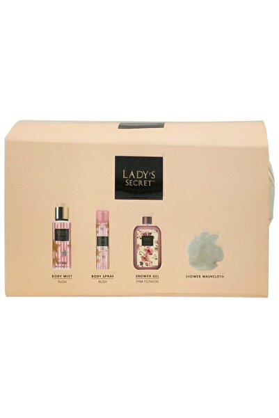 Lady's Secret Borseta Cadou, Gel de Dus 250, Bodymist250, Bs75 Rush