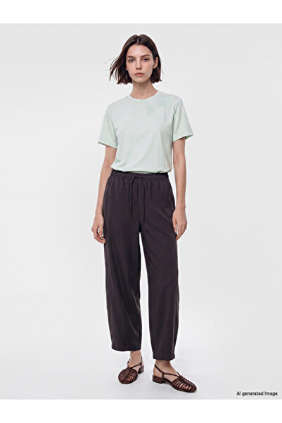 LC Waikiki Shining Store's Glittering Choices Modal Blended Women's Pants wit...