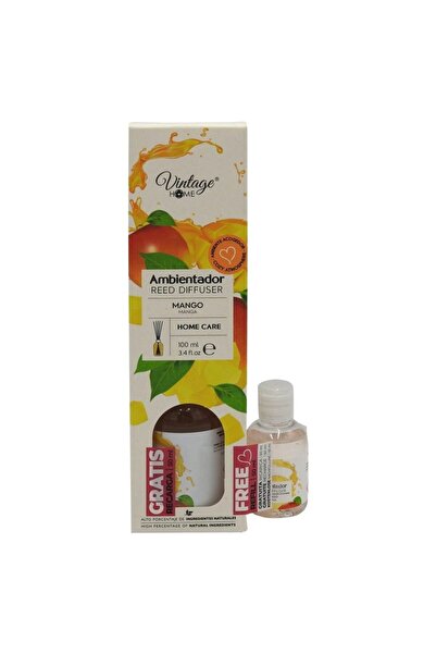 Mikado Car Air Freshener with Diffuser, Mikado, 50 ml Mango, 100 ml