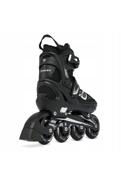 NO BRAND Patine cu rotile Patine artistice 2 în 1 Raven Advance Negru 35-39