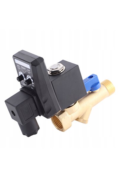 NO BRAND Supapă de golire cu temporizator din alamă G1/2 " AC230V
