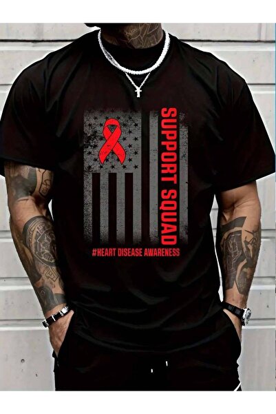 799 100% Cotton Womens Disease Awareness Month Open Heart Diseases Surgery T-...