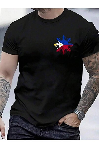 799 100% Cotton Philippines Flag Pilipinas Pride Filipino Roots T-Shirt Men's...