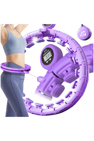 NO BRAND Hula Hoop cu țepi Arsa Go 45 cm Mov