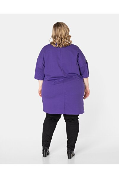 NO BRAND Rochie tunică amplă de damă 4193-02 R 46