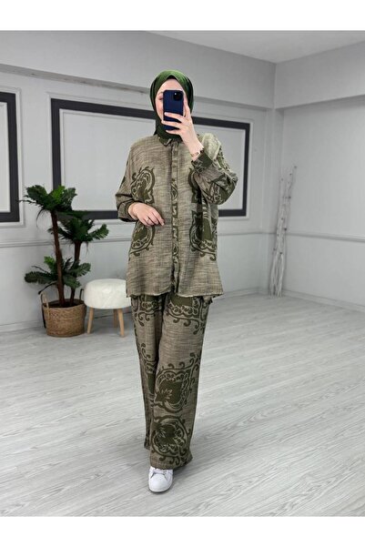 Butik Kardelen Botanica Linen Set