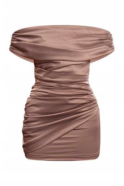 NO BRAND ROCHIE MINI MARO CU DRAPATURI ȘI SPATE DESCHIS PRETTYLITTLETHING 36