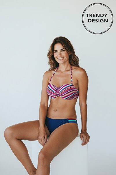 Trendy Design Costum de Baie Două Piese Bandeau – Stil Vibrant și Confort pen...