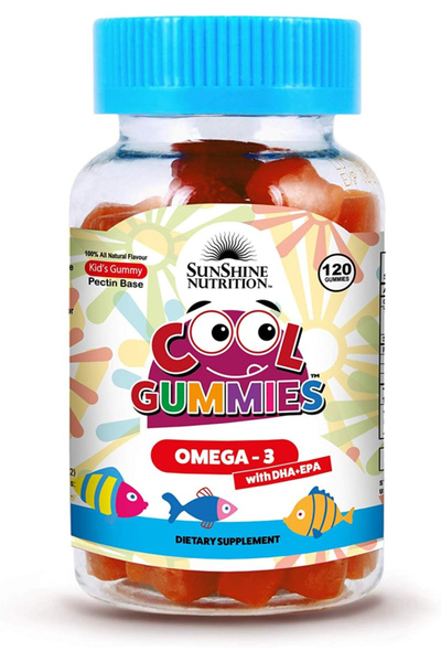 Sunshine Nutrition Cool Gummies Kids Omega3 With Dha/Epa 120'S