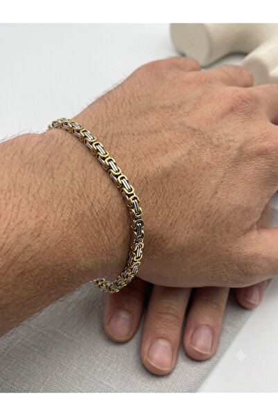 BİJU YILMAZ Byzantine steel bracelet