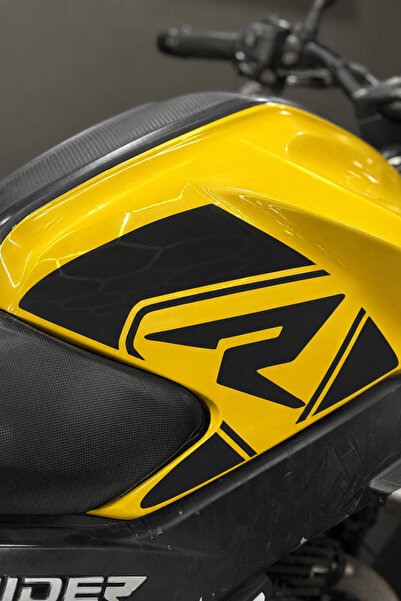 Banxtre مجموعة ملصقات شعار R على جوانب الخزان (يمين ويسار) لـ TVS Raider 125