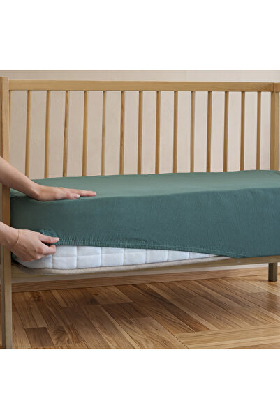 HANNA 100% Cotton Elastic Baby Sheet |   Mother's Side Crib, Park Bed |   40X90 Cm/50X90 Cm, 70X140/70X150 cm