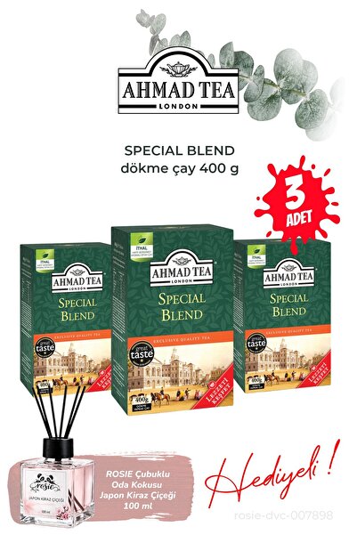Ahmad Tea 3 Pack Bulk Tea Special Blend 400 g and Room Fragrance