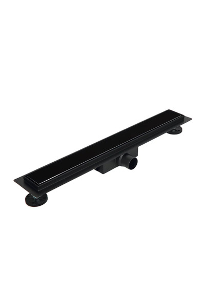 BALNEO Set de scurgere pentru duș cu capac 80 cm G-Drain Double Dark Next Negru