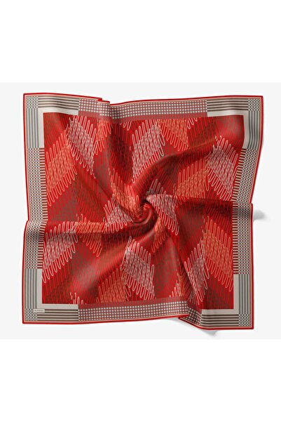 Silk Home وشاح ناعم بتصميم زهرة الرمان
