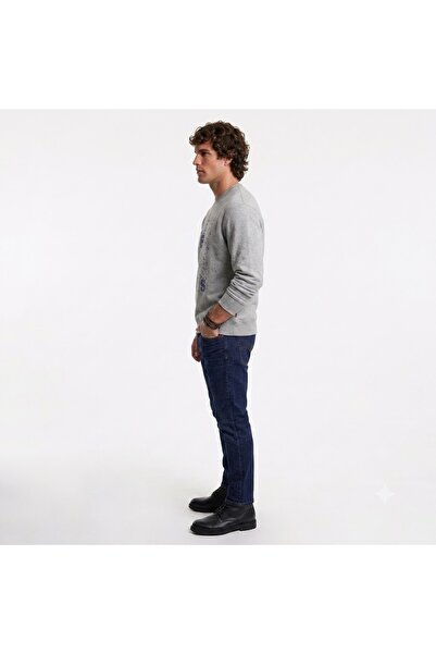 Levi's سويت شيرت رجالي من القطن بياقة دائرية وطباعة جرافيك