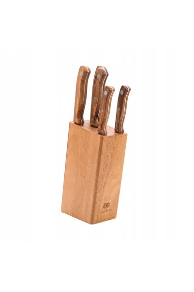 Karl Hausmann SET COMPLET DE CUȚITE DE BUCĂTĂRIE  "KNIVES IN BLOCK " 5 PIESE ...
