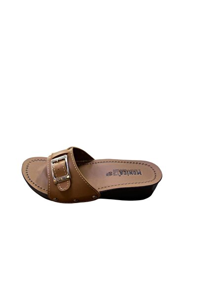 Monica Women's Wedge Heel Single Buckle Slippers