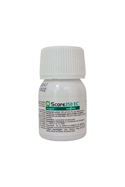 SYNGENTA Score 250 EC – Fungicid Sistemic – Pomi Fructiferi, Capsun, Rapita, ...