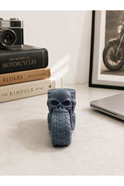 Calypso Atelier Biker Skull | Lumânare Parfumată | Aromă de Ciocolată Neagră ...