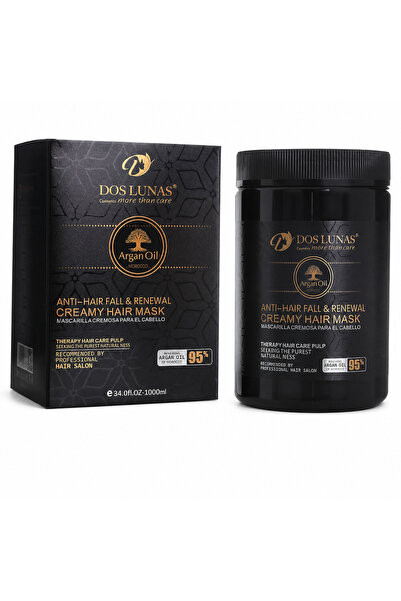 DOS LUNAS Cosmetics Dos Lunas Argan Oil Anti-Hair Fall & Repair Creamy Hair M...