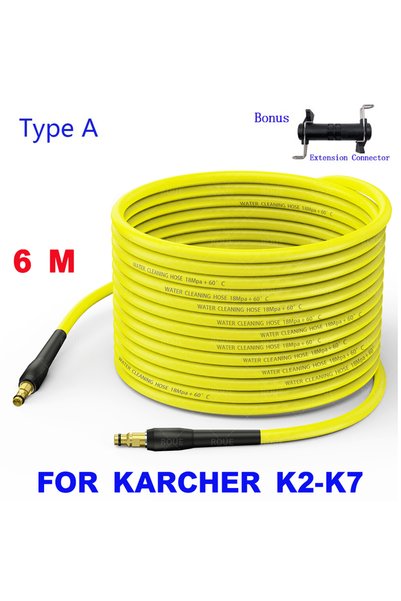 choice2 A6 High Pressure Washer Hose Pipe Cord Car Washer Water Cleaning Exte...