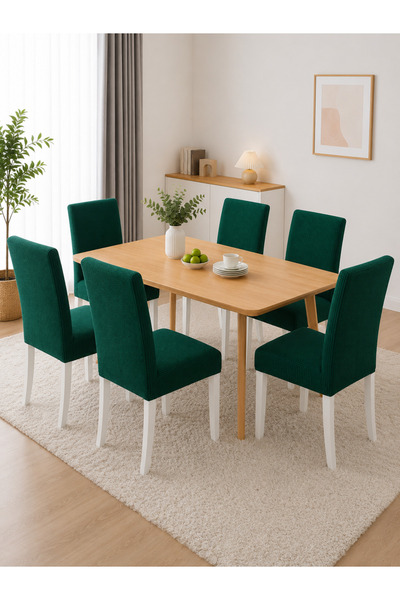 delfin HomeRoy Set 6 Huse Scaune Universale Supra - Elastice Set 6 bucăți