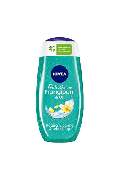 NIVEA جل استحمام برائحة الفرانجيباني والزيوت - غسول منعش للجسم، 250 مل