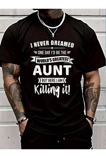 45 BPM تي شيرت 100% قطن من Never Dreamed World's Best Aunt للرجال والنساء، تي...
